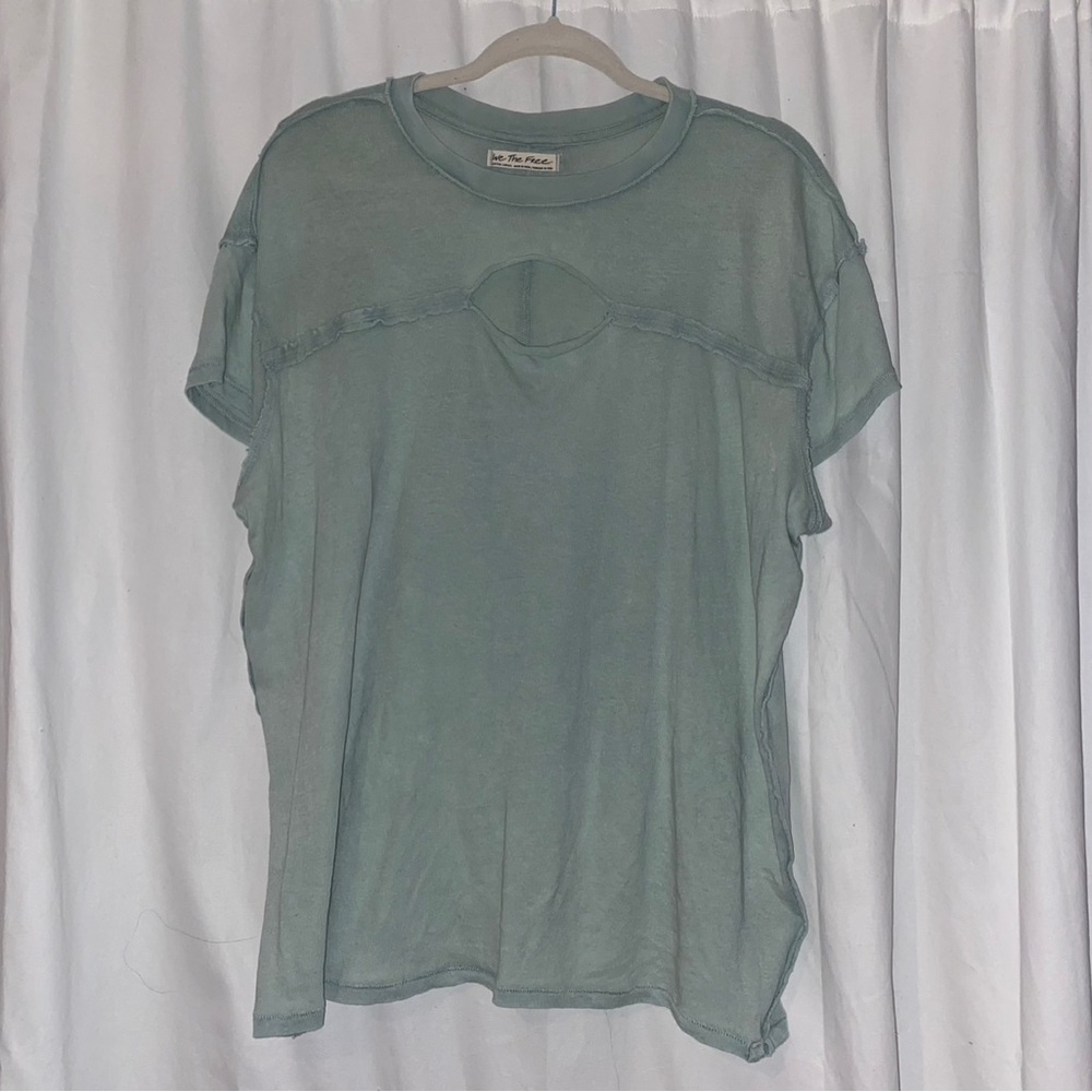 Free People Cutout Tee